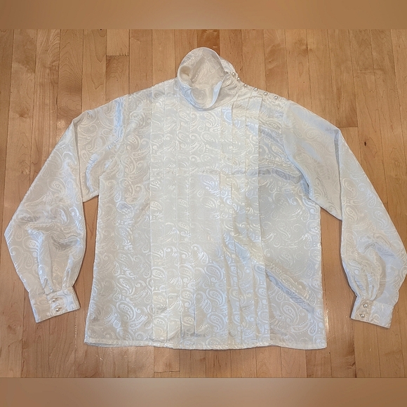 Vintage Satin Blouse - Picture 11 of 16